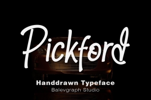Pickford Hand-Drawn Typeface Font Download