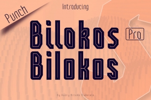 Bilokos Pro Punch Compressed Font Download