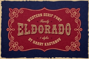 Eldorado Western Serif Font Download