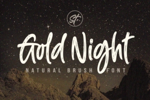Gold Night Font Download