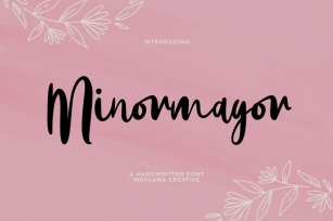 Minormayor Handwritten Font Font Download