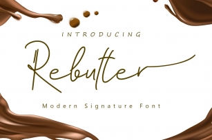 Rebutter Fashionable Handwritten Font Download