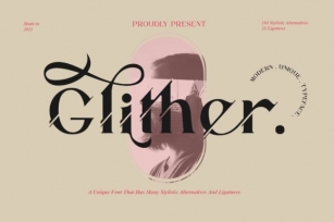 Glither Font Download