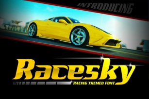 Racesky Font Download