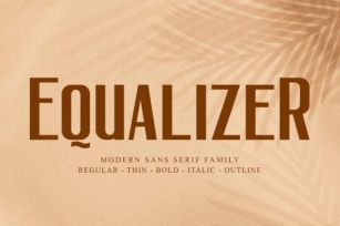 Equalizer Font Download