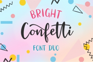 Bright Confetti Font Download