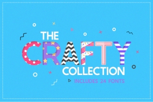 The Crafty Font Collection (24 Fonts) Font Download