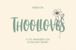 Thoolloves Cute Handwritten Font Download