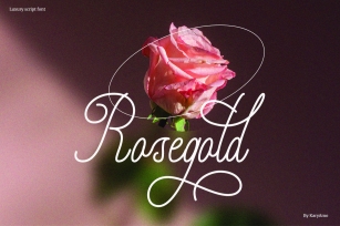 Rosegold Font Download