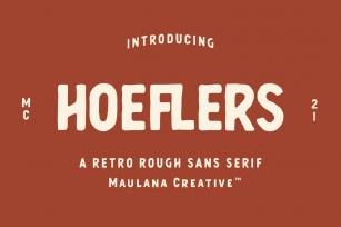 Hoeflers Rough Sans Font Download
