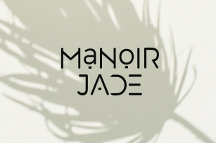 Manoir Jade. Sans Serif Font Download