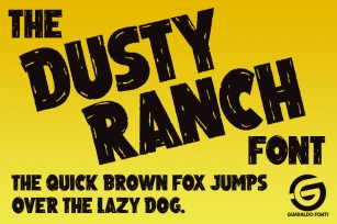 Dusty Ranch Font Download