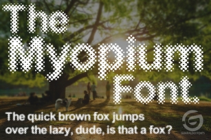 Myopium Font Download
