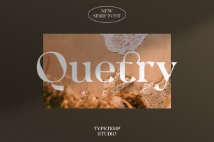 Quetry Serif Font Download