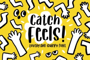 Catch Feels - Lovely and Quirky font Font Download