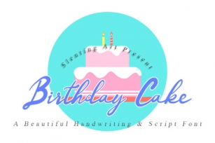 Birthday Cake Font Download