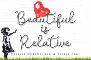 Beautiful is Relative Font Download