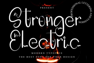 Stronger Electric Font Download