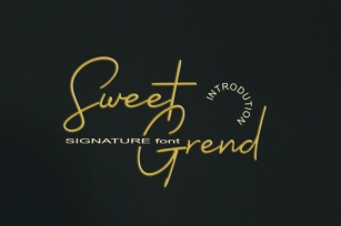 Sweet Grend Font Download