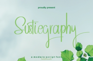 Sustiegraphy Font Download
