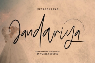 Jandariya | Handwritten Script Font Font Download