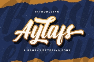 Aylafs - Bold Script Font Font Download