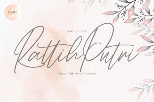 Rattih Putri - Handwritten Font Font Download