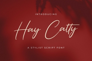 Hay Catty - Handwritten Font Font Download