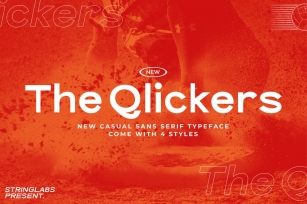 The Qlickers - Casual Sans Serif Font Font Download