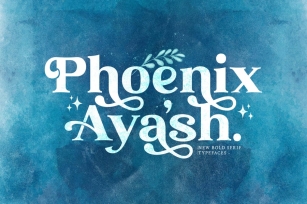 Phoenix Ayash - Bold Serif Font Font Download