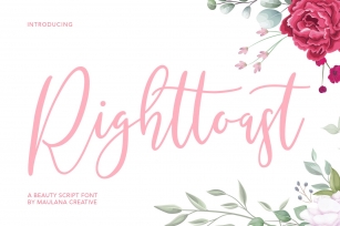 Righttoast Beauty Script Font Download