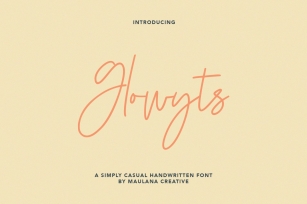 Glowyts Simply Casual Handwritten Font Download