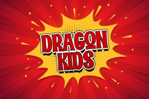 Dragon Kids - Playful Display Font Font Download