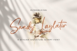 Sandy Lailyatir - Handwritten Font Font Download