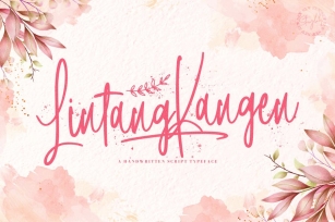 Lintang Kangen - Handwritten Font Font Download