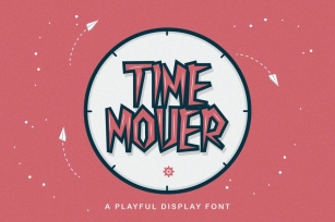 Time Mover - Playful Display Font Font Download