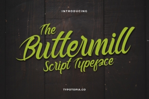 Buttermill Font Download