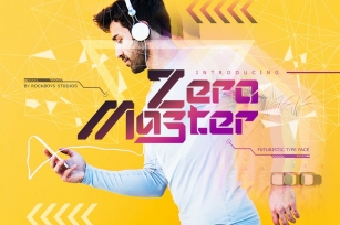 Zero Master - Technology Font Font Download