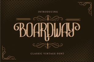 Boardway | Classic Vintage Font Font Download