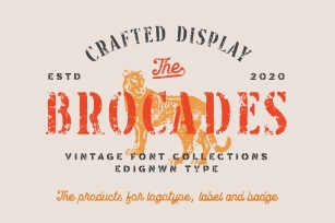 Brocades Font Download