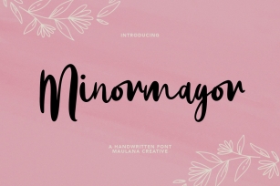 Minormayor Handwritten Font Download