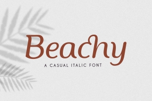 Beachy Italic Font Download