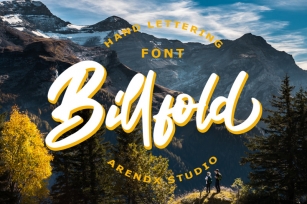 Billfold Handwritten Script Font Download
