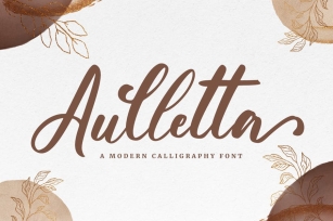 Aulletta - Wedding Font Font Download