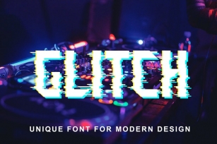Block Glitch Font Font Download