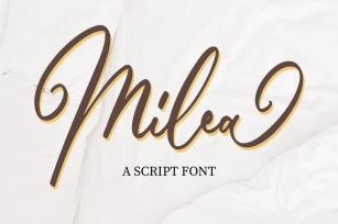 Milea - Script Font Font Download