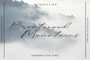 Brentwood Mountains Font Download