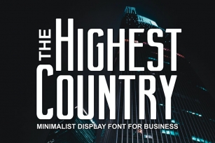 Highest Country Elegant Font Font Download