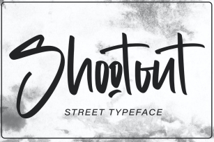 Shootout - Street Typeface Font Download