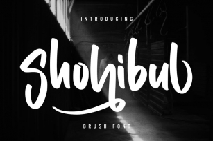 Shohibul - Brush Font Font Download